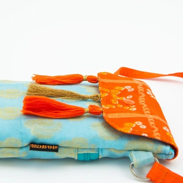 Orange Blue Sling Bag 3 1 https://chaturango.com/brocade-sling-bag-for-women-blue/
